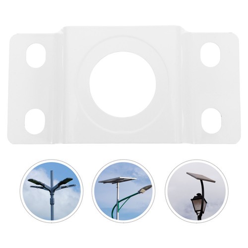 Versatile white iron lamp post - lamp,