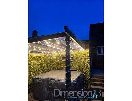 Solar powered lights - x4,